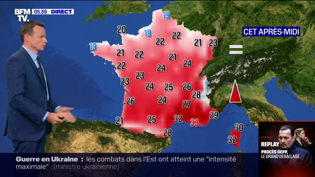 Des nuages au nord et de la chaleur dans le sud