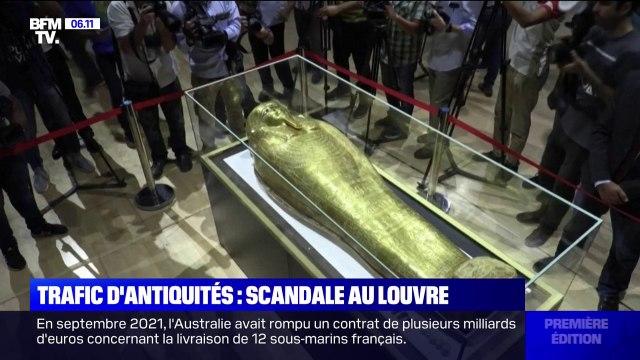 Un ancien président du Louvre accusé d'être impliqué dans un trafic d'antiquités