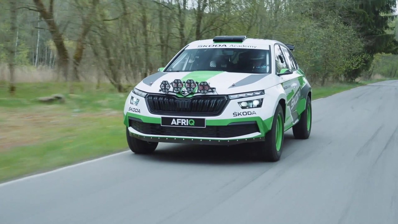 ŠKODA AFRIQ - Azubi Car Nr. 8 ist bereit für die Rallye-Piste