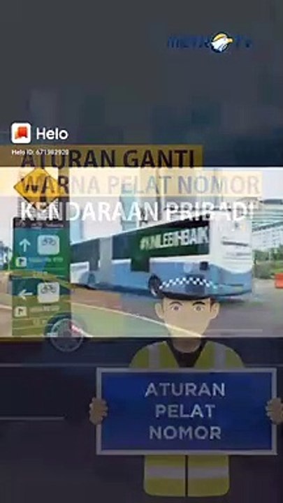 Plat kendaraan akan dirubah warna.