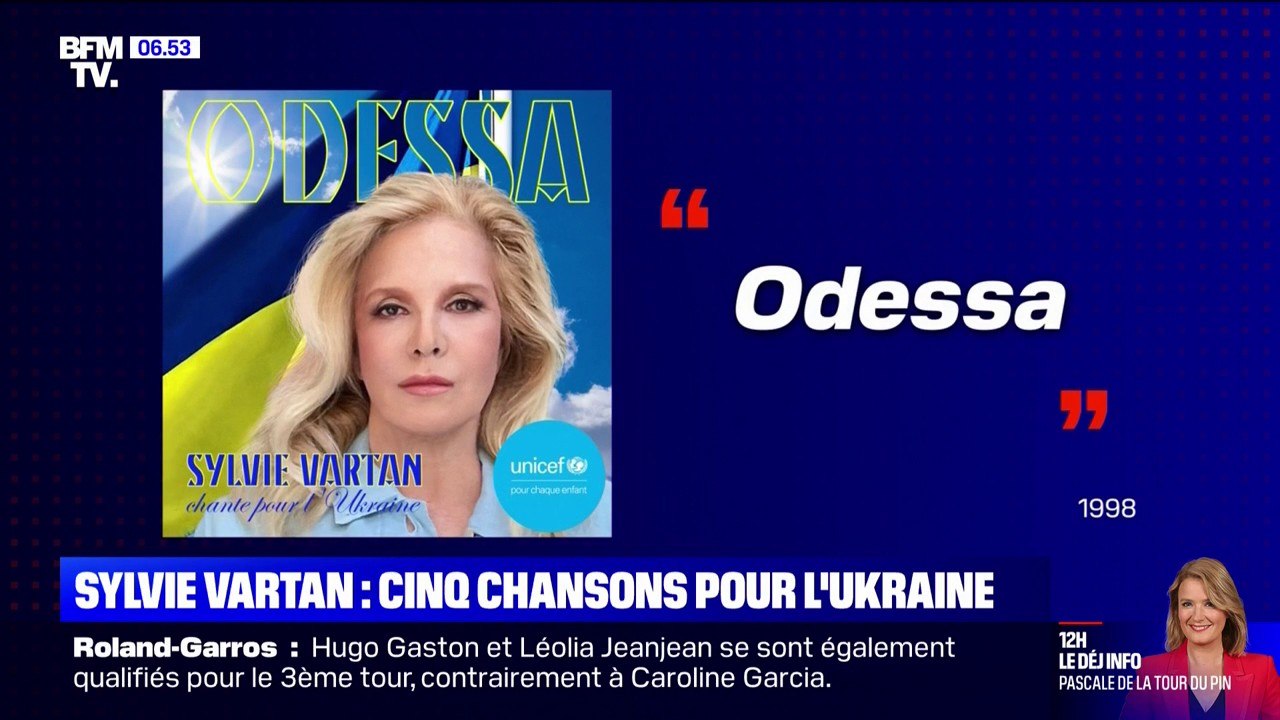Sylvie Vartan sort un album en soutien à l'Ukraine