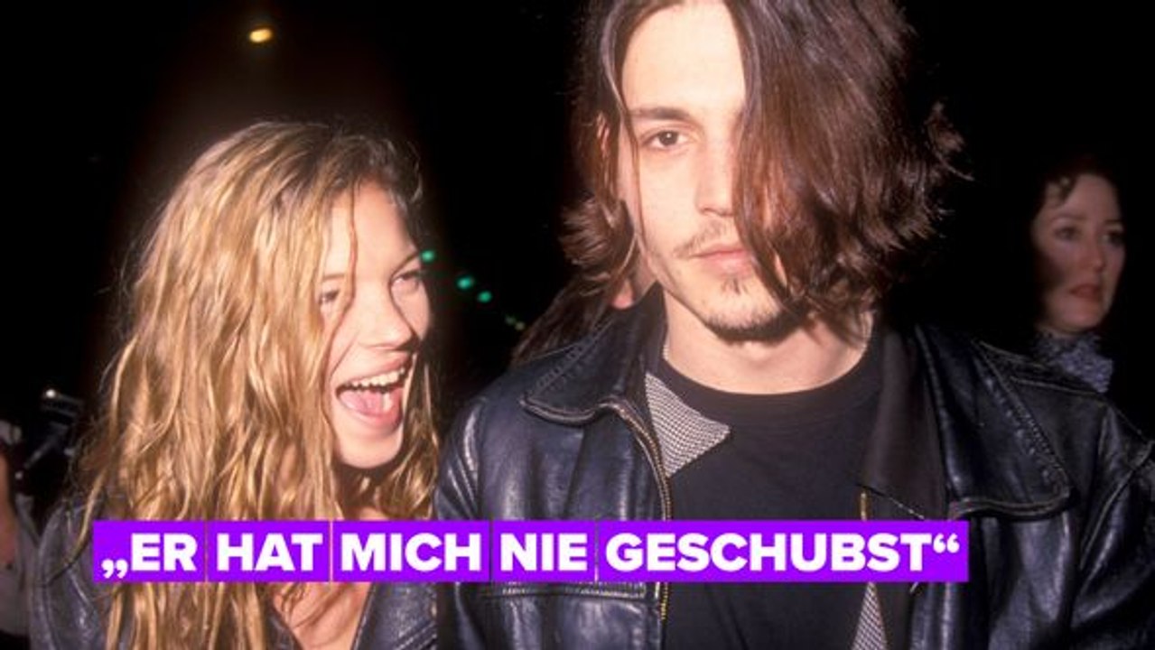 Kate Moss sagt aus, dass Johnny Depp sie nicht die Treppe hinuntergestoßen hat
