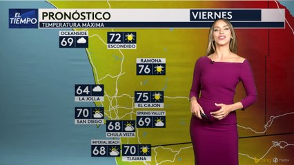 Pronóstico del tiempo para hoy viernes 27 de mayo.