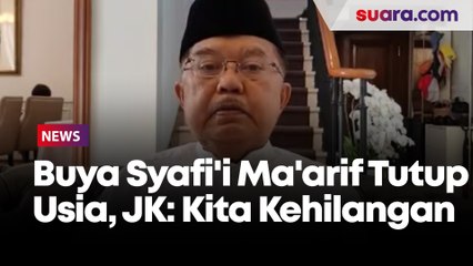 Buya Syafi'i Ma'arif Tutup Usia, JK: Kita Kehilangan Guru Bangsa