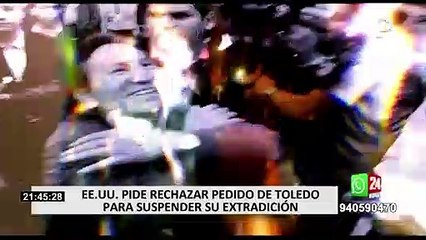 EEUU: Fiscalía estadounidense se pronuncia sobre caso contra Alejandro Toledo
