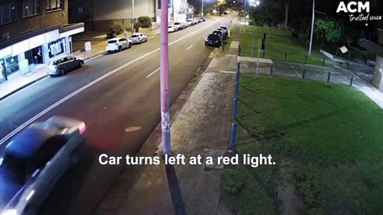 CCTV footage of Jaskaran Singh's drive through Wollongong CBD | May 27, 2022 | Illawarra Mercury