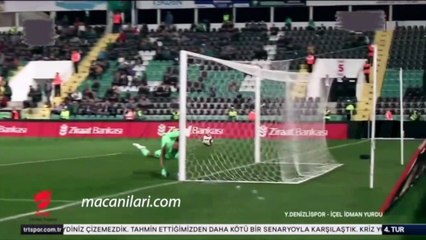Yukatel Denizlispor 4-1 İçel İdman Yurdu [HD] 31.10.2019 - 2019-2020 Turkish Cup 4th Round