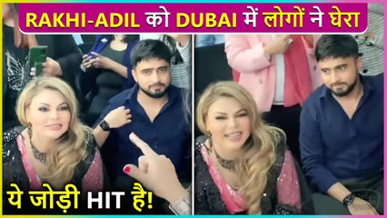 Ye Jodi Hit Hai, Fans Mob Rakhi & Adil For Selfie In Dubai