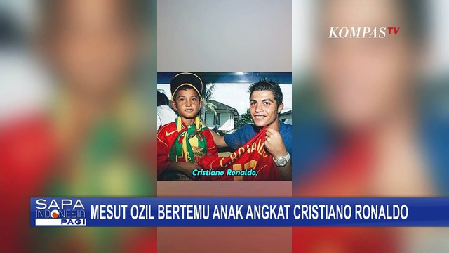 Mesut Ozil Temui Anak Angkat Cristiano Ronaldo di Kantor Kemenparekraf