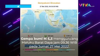Gempa Maluku Barat Terasa Hingga Timor Leste