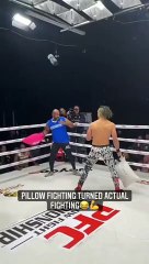 Forget the pillows, lets throw hands