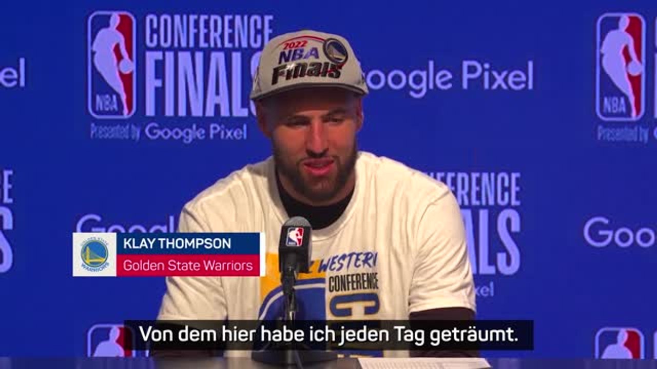 Emotionaler thompson spricht über leidenszeit
