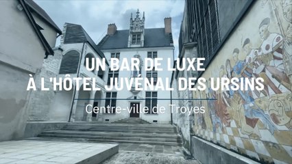Un bar de luxe à l'hôtel Juvénal des Ursins, à Troyes