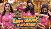 Hyderabad Street Shopping _ Bangle Shopping in Charminar  _ Hyderabad Series ❤️ _ Raghavi Vlogs