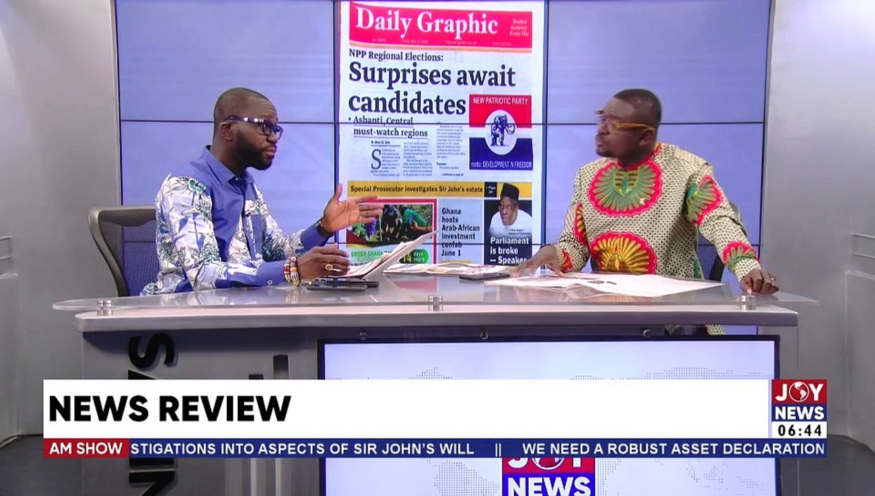 Ghana records 170,696 tourism arrivals - AM Newspaper Headlines on JoyNews (27-5-22)