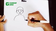 Cara Menggambar Poster Idul Fitri dengan Mudah