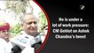 He is under a lot of work pressure: CM Gehlot on Ashok Chandna’s tweet