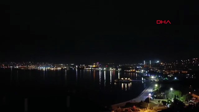 İstanbul'da dün gece yıldırım yağmuru vardı