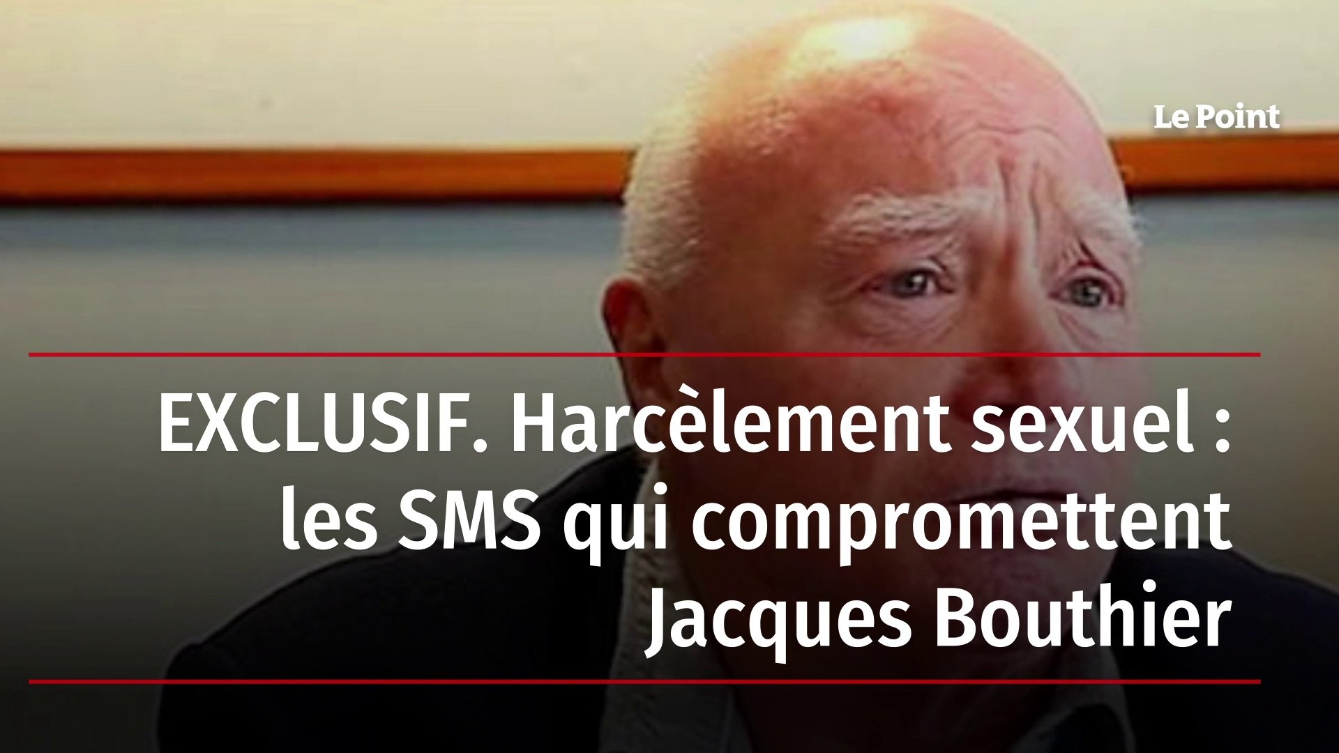 Exclusif Harcelement Sexuel Les Sms Qui Compromettent Jacques Bouthier Video Dailymotion