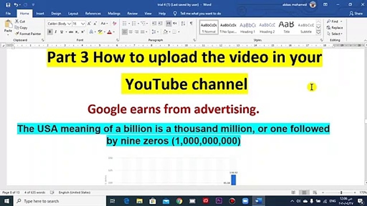 HOW To Record and post a video on you tube Part 3