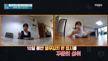 [실험] 열무김치가 면역력 향상에 도움이 될까?