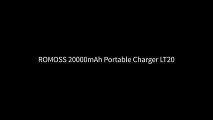 ROMOSS Sense 8+ Power Bank 30000mAh QC PD 3.0 Fast Charging Powerbank 30000 mAh External Battery Charger For iPhone Xiaomi Mi