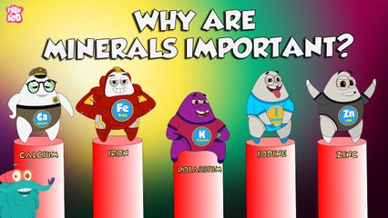 Why Are MINERALS Important? | How Minerals Work | The Dr Binocs Show | Peekaboo Kidz