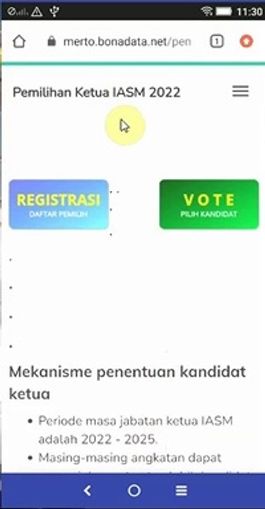Tutorial Pemilu IASM 2022