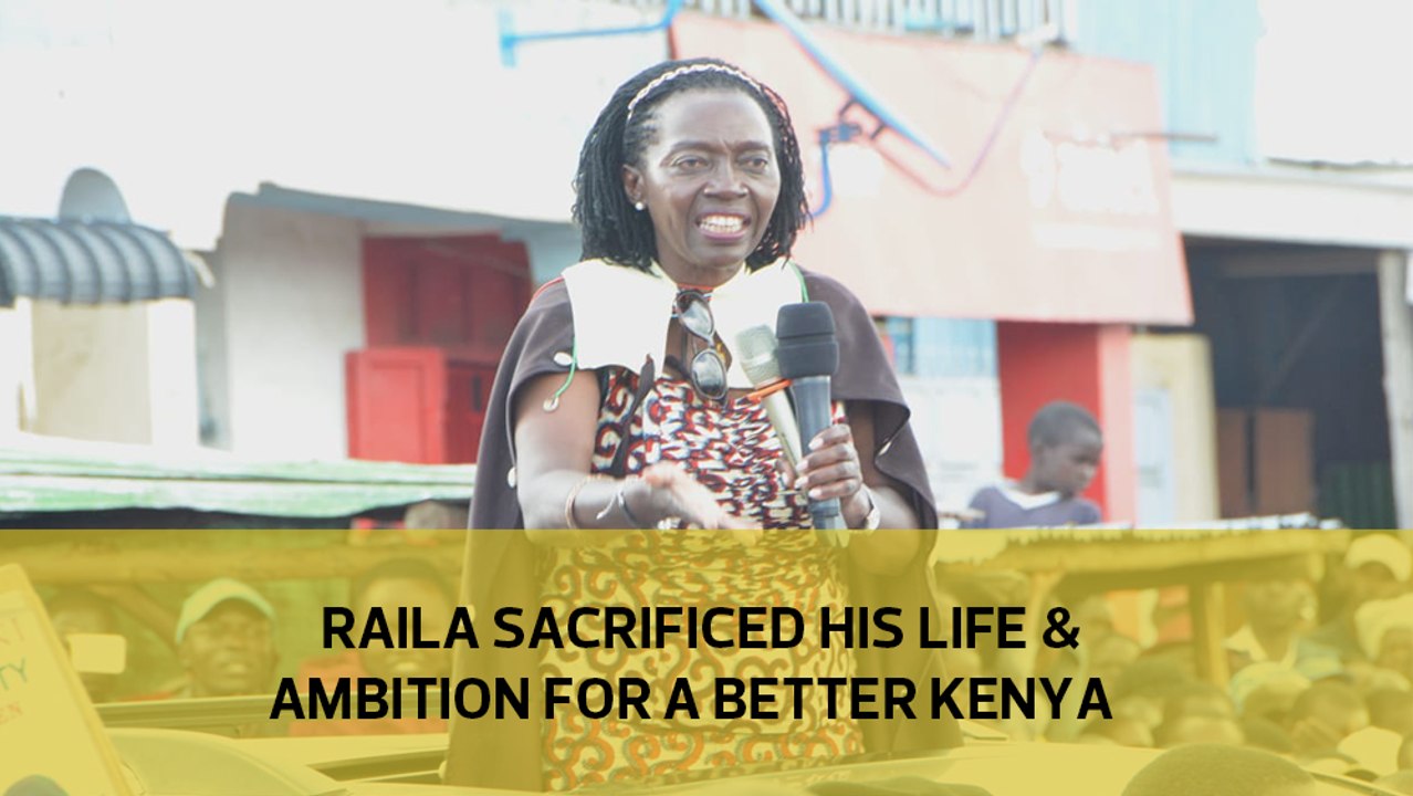 Raila is a selfless man, Karua