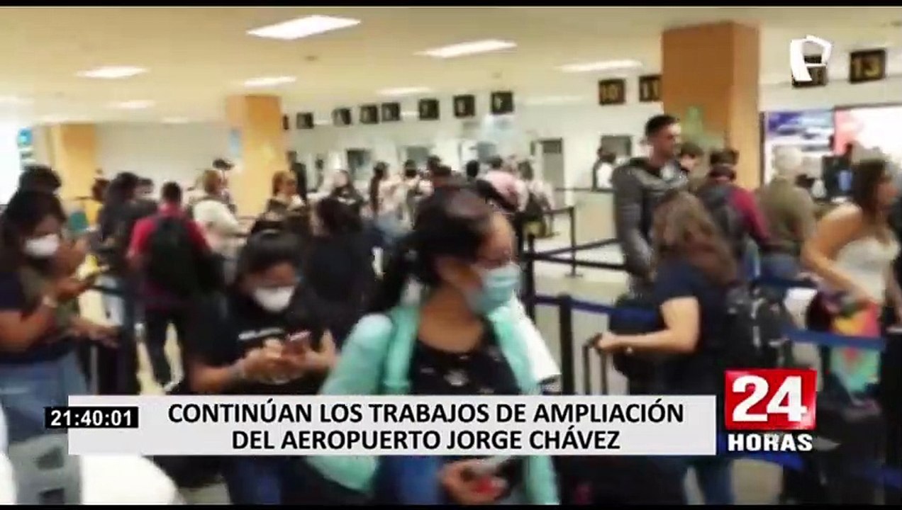 Continúan obras de ampliación en el Aeropuerto Jorge Chávez