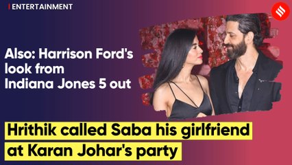 Hrithik Roshan introduced Saba Azad as his girlfriend at Karan Johar's birthday party