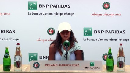 Roland-Garros 2022 - Leylah Fernandez : "Malheureusement je n'ai pas joué contre Diane Parry en simple mais en double, on a pu partager le court et on se connait depuis les Juniors"