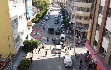 3'ÜNCÜ KATTAN ATLAYAN LİSELİ MELİKE'Yİ TUTAMADILAR; O ANLAR KAMERADA