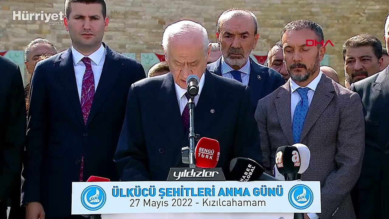 Devlet Bahçeli 'Ülkücü Şehitleri Anma Günü' programına katıldı
