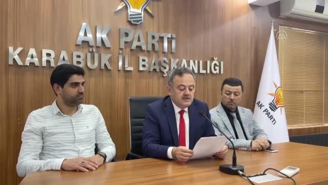 AK Parti Karabük İl Başkanlığından 27 Mayıs darbesi açıklaması