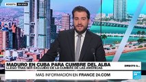 Directo a... Caracas y la participación de Maduro en la Cumbre del ALBA en Cuba