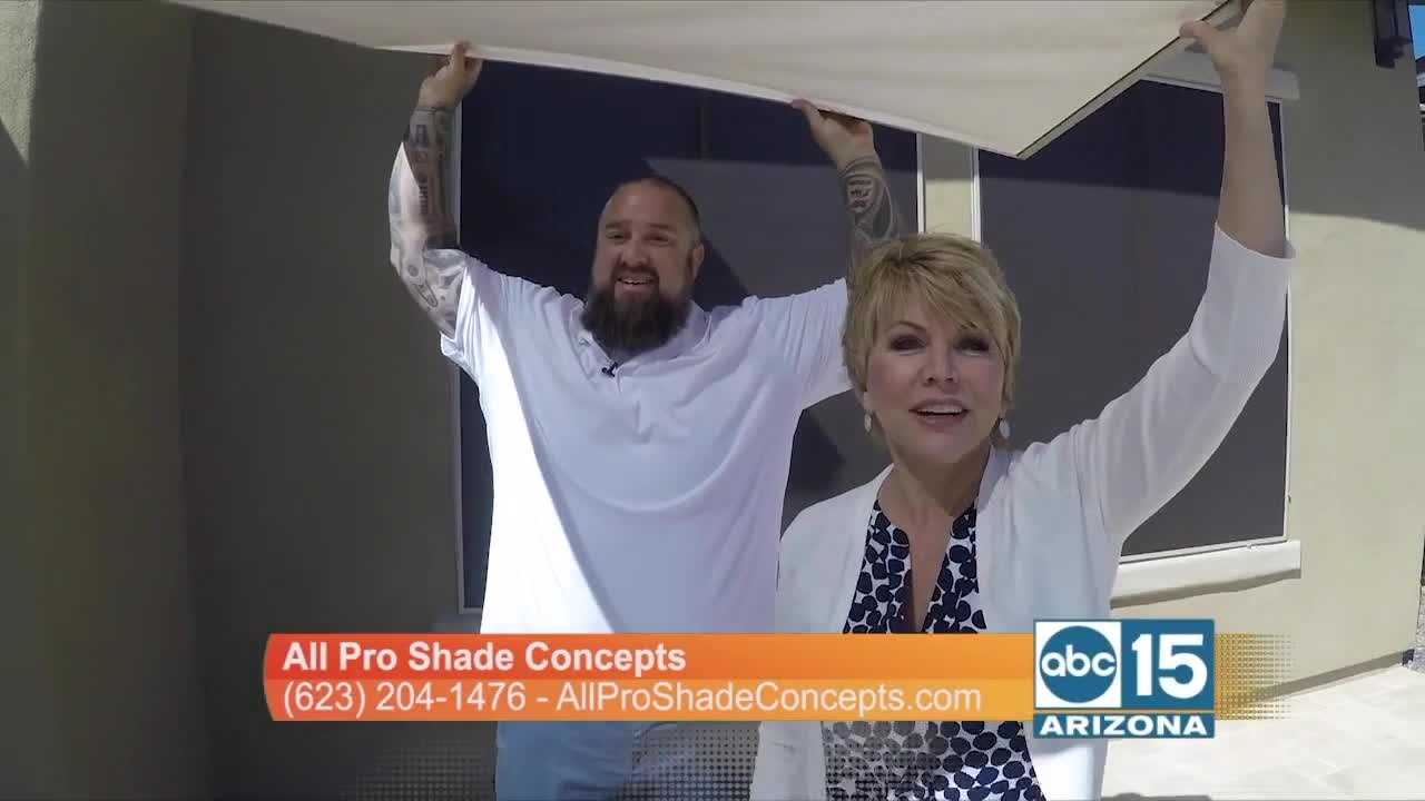 Choose the perfect outdoor shade for your home with All Pro Shade Concepts