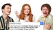 Sadie Sink, Noah Schnapp & Gaten Matarazzo Answer the Web’s Most Searched Questions