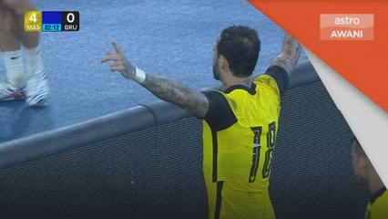 Bola Sepak | Harimau Malaya kembali ‘mengaum’, benam Brunei 4-0