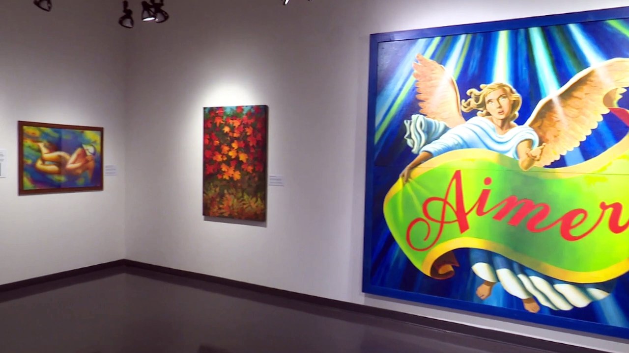 Lancement de l'exposition au musée de la Gaspésie: Yves Gonthier 10 ans de création à Percé