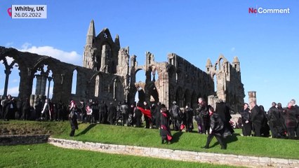 Record-breaking gathering of "vampires" in England