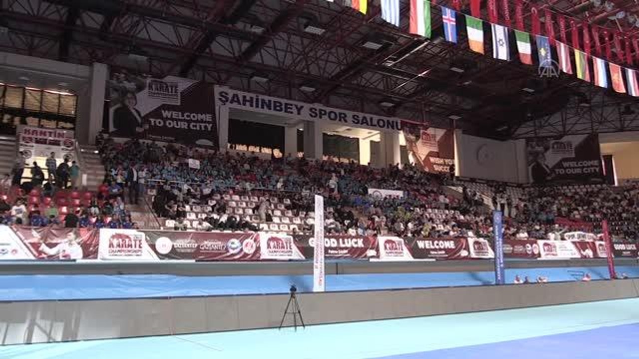 57. Avrupa Büyükler Karate Şampiyonası'nın açılış seremonisi yapıldı