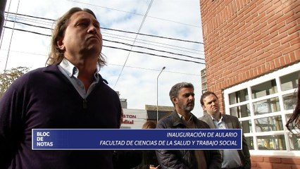 Inauguración de Aulario -  Facultad de Cs. de la Salud y Trabajo Social