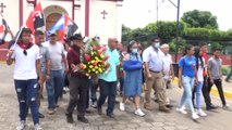 Militantes Sandinistas conmemoran 43 aniversario de los mártires de Chichigalpa