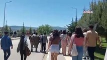 TÜGVA'yı protesto eden öğrencilere gözaltı