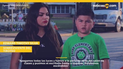 Los jóvenes sobrevivientes hablan sobre esconderse y extrañar a sus amigos sobre el tiroteo de Texas
