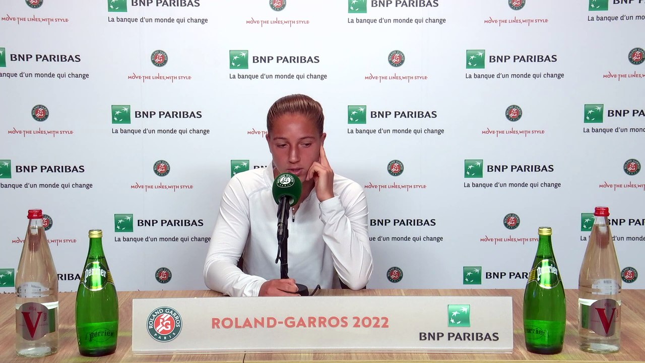Roland-Garros 2022 - Diane Parry : "Quand je regarde mon parcours, c'est plutôt satisfaisant et ça reste ma meilleure perf en Grand Chelem"