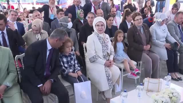 Emine Erdoğan, Avcılar'da 150 Anaokulu Açılışı Töreni'ne katıldı