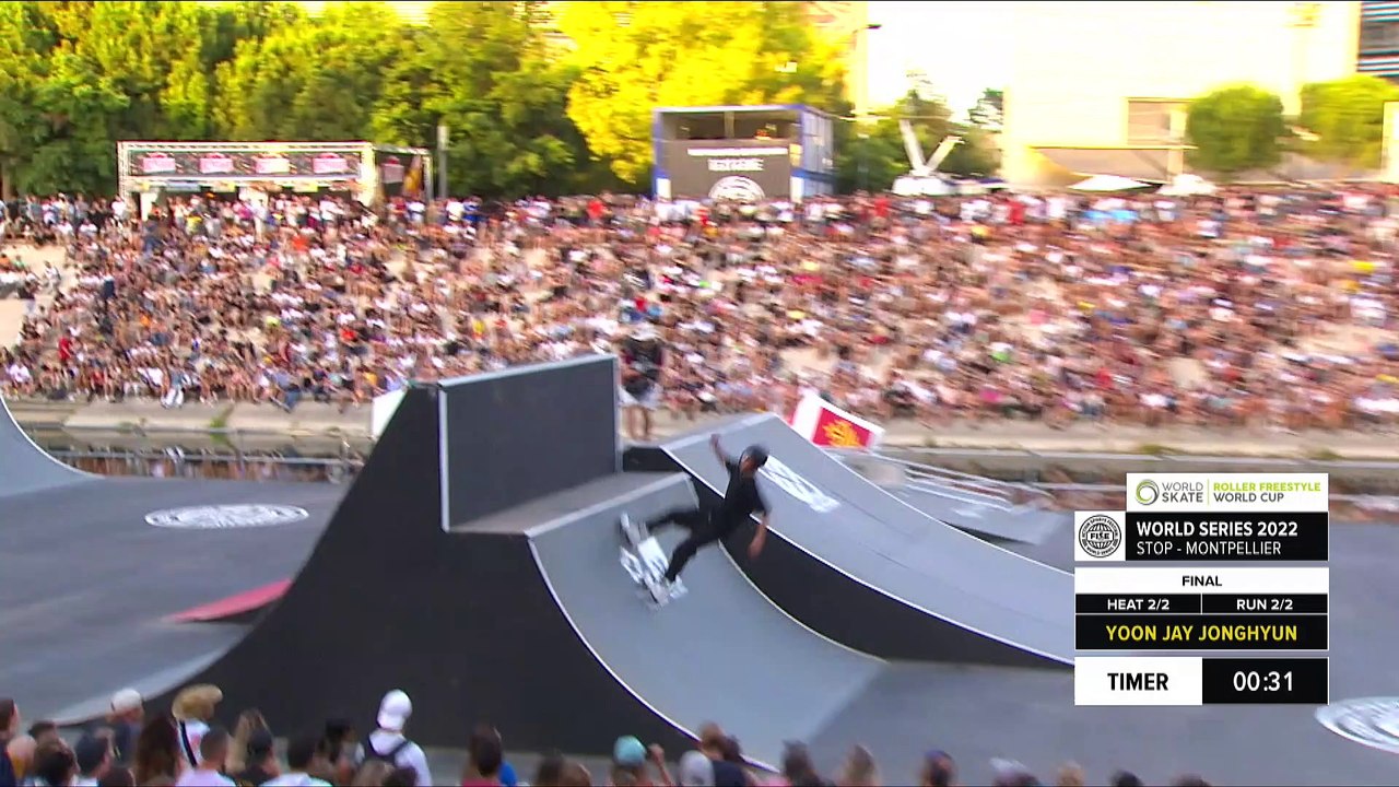 Jay Yoon | 2nd place - WS Roller Freestyle Park World Cup Men Final |  #FISEMontpellier 2022 - video Dailymotion
