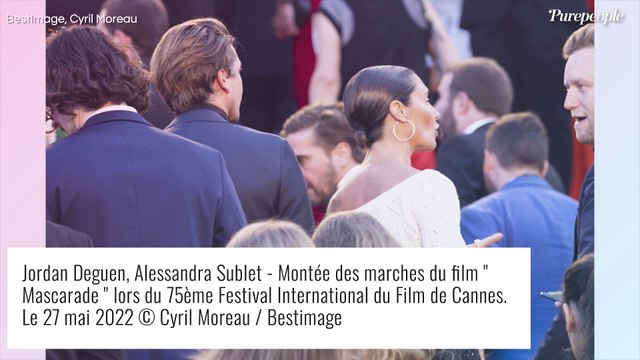 Cannes 2022 : Alessandra Sublet dévoile son ventre... accompagnée de son jeune ex Jordan !